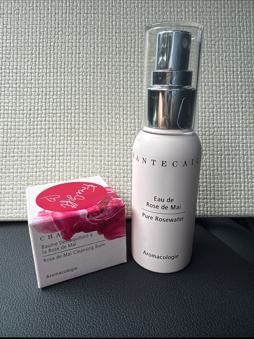 Chantecaille Rose de Mai Skincare Set Cleansing Balm 10ml + Pure Rosewater 1.5oz
